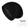 Fittia Silk Satin-Bonnet Sleep Cap, Silk Hair Wrap for Sleeping, Loc Cap Dreadlocks for Black Women&Men, Unisex