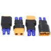 2Pairs Treehobby RC XT60 to EC2 Plug Female Male Adapter Connector for Lipo NiMH NiCd Battery Charger ESC