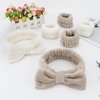 Casoty 6 Pcs Spa Headband Face Wash Headband and Wristband Set, Microfiber Wrist, Spa Headband and Wristband Set, Face Washing Wristbands, Hair Headband Face Wash Wristbands for Washing Face