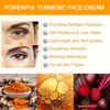 Turmeric Face Cream for Face - Natural Turmeric Moisturizer Cream for Soothing & Hydrating - Vitamin C Turmeric Anti Aging Face Cream Smoothes Fine Lines, Daily Moisturizer for Face and Body 50g