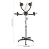 YIYIBYUS 5 Heads 110V Infrared Dryer Hair Drying Care,Professional Orbiting Rollerball Infrared -Stand Hair Dryer,Salon Drying Perming Machine Adjustable Height Flexible Arms with Wheels