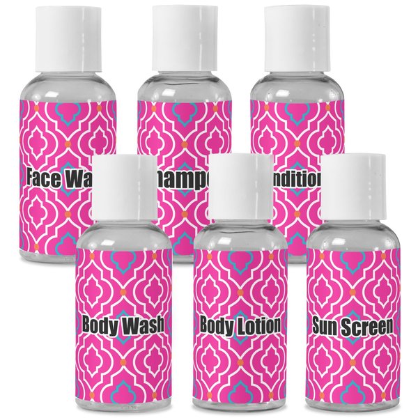 YouCustomizeIt Personalized Colorful Trellis Travel Bottles