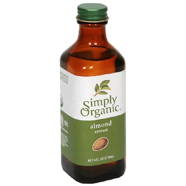 Simply Organic Almond Extract, Certified Organic | 4 oz | Pack of 3