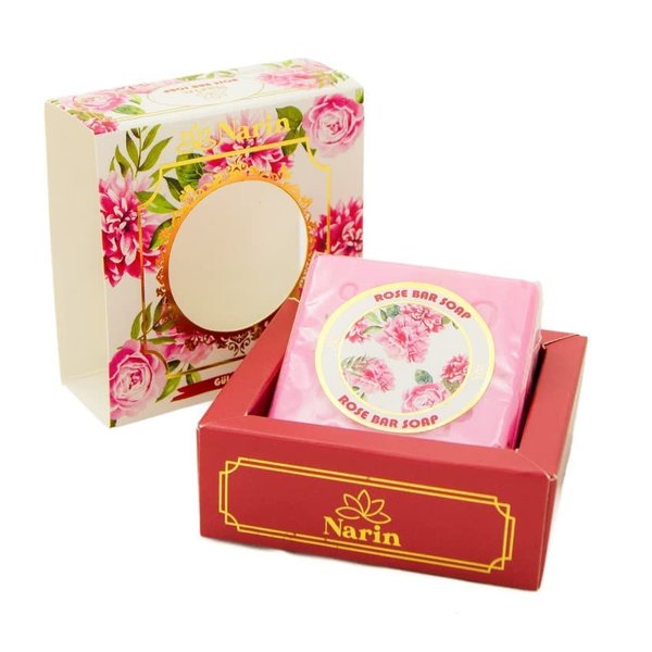 2A Soap Scented Rose&Lavender, Turkish Single Soap Bar Moisturizing Bath Soap (Rose)