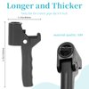 MOODIC Walking Cane Accessories-Second Handle with Immovable Fixed Knob, Easy Installation. Fits Canes Tube Diameter 0.87 in. Easy to get up, get Off