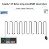 Nes Classic Controller for Nintendo Nes Mini Classic Edition Console, Retro Nes Gamepad Controller with 10FT Extra Long Cable - Nes Controller