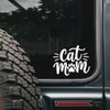 Cat Mom Car Decal - Stickers for Laptop - Durable Vinyl Car Decal - Easy to Apply and Remove - Outdoor and Indoor Use - Adds A Personal Touch to Your Ride