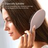 EAGLE FORTRESS Glidease Matte Boar Bristle Hair Brush with Nylon Refined Smooth Bristle for Women, Men, and Kids - Effortless Detangler Hair Brush Ideal for Thick, Thin, Fine All Hair (Pink)