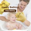 BubbleGlove, Baby Bath Mitt Wash Gloves Hand Puppet for Kids & Toddler, Bath Sponge & Baby Washcloth Mitt for Kids & Adults, Body Scrubber for Mommy & Me (Cute Pig Cat & White Bear)