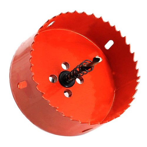 Hordion 60mm/2 3/8" Hole Saw Bi-Metal Saw Drilling Tool with Twist Drill Bit & L Hex Wrench for Cornhole Boards Wood Plasterboard Plywood Plastic