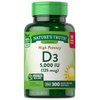 Vitamin D3 5000 IU | 300 Softgels | High Potency Vitamin D | Non-GMO and Gluten Free Supplement | by Nature's Truth