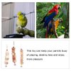 NingMengXYRHZB Parrot Chewing Toy Natural Bird Cage Ornament Durable Bird Chewing Stick for Parrot Parakeets, Cockatiels, Conures, Finches, Budgie, Macaws, Parrots, Love Birds(Random Color)