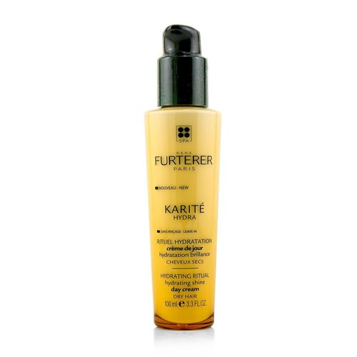 Rene Furterer KARITE HYDRA Hydrating Shine Day Cream, Dry Hair, No-Rinse Leave-in, Shea Oil, 3.3 oz.