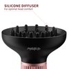 Diffuser Hair Dryer for Curly Hair: WUFAYHD Professional Hair Diffuser with Ceramic Tips for Wavy Hair Enhances Curls Reduce Frizz,Gifts for Her