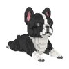 Larcele Micro Dog Building Blocks Mini Pet Building Toy Bricks, 812 Pieces KLJM-02(Boston Terrier)