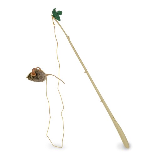 OurPets Play-N-Squeak Dangle Mouse Interactive Cat Toy