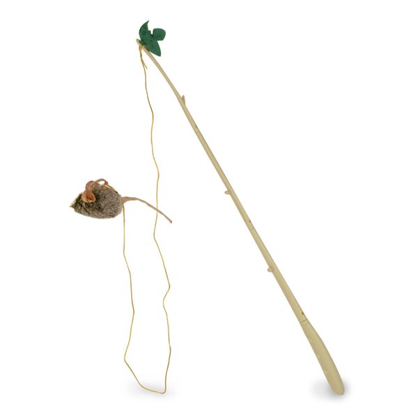 OurPets Play-N-Squeak Dangle Mouse Interactive Cat Toy