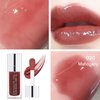 Unyoke Hydrating Lip Glow Oil-Lip care oil- Lip Oil Tinted for Lip Care and Dry Lips-Prevents Dry Cracked-Non-sticky Big Brush Head-Lip Plumping -Lip Oil gloss tinted-020#MAHOGANY