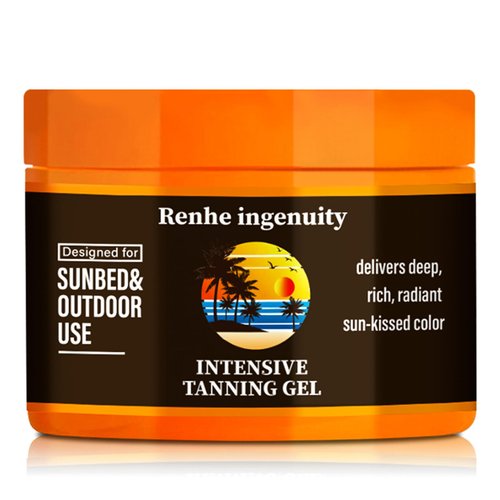 Intensive Tanning Gel, Intensive Tanning Luxe Gel, Carrot Tanning Gel, Brown Tanning Gel, Natural Tanning Accelerator Cream Gel for Sunbeds & Outdoor Sun（150ml）