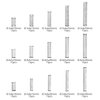 CREEYA Compression Springs Assortment Kit, 15 Different Sizes 225pcs Mini Stainless Steel Springs for Repairs, 0.39" to 1.18" Length, 0.16" to 0.23" OD, 10mm - 30mm Length, 4-6mm OD