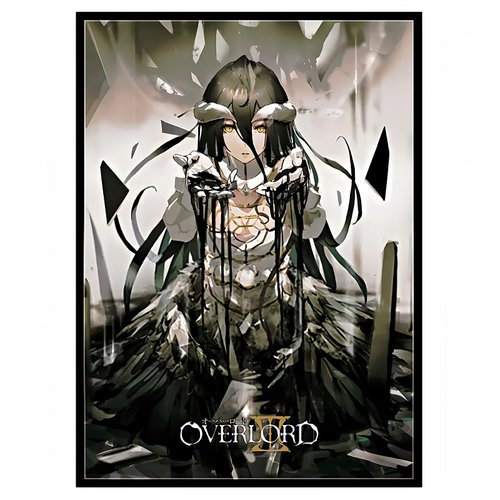 60 PCS Art Anime Card Sleeves for MTG, 67×92mm Standard Size Top Loading Board Game Trading Card Sleeves Card Protector Compatible with TCG/PTCG(Overlord)