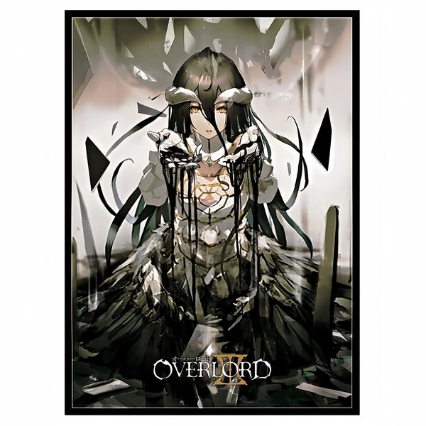 60 PCS Art Anime Card Sleeves for MTG, 67×92mm Standard Size Top Loading Board Game Trading Card Sleeves Card Protector Compatible with TCG/PTCG(Overlord)