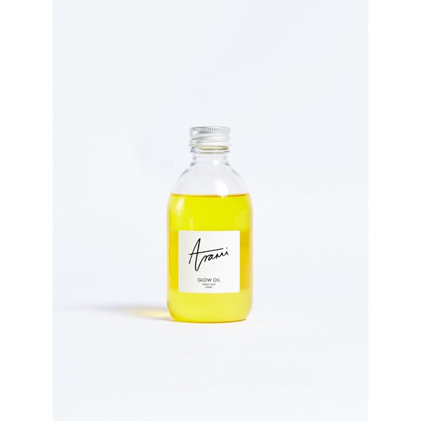 Arami Essentials Glow Oil | Multipurpose, Nutrient-Rich Face, Body & Hair Oil | Contains Shea Oil, Moisturizes, Strengthens, Combats Scars & Blemishes, Brightening, Anti-Aging, Vegan, Cruelty-Free