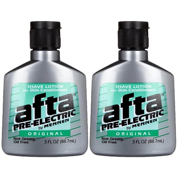 Mennen Afta Pre-Electric Shave Lotion, 3 Ounce (Pack of 2)