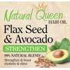 Natural Queen Strengthen Flax Seed & Avocado Hair Oil 7.1 oz. - Hair Strengthening Treatment Hair Oil