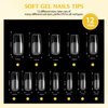 SAVILAND Square Gel X Nail Kit – Nail Kit with Nail Drill 500PCS Medium Nail Tips 0.5Oz 4-in-1 Nail Glue Gel & U V/LED Nail Lamp Nail Art Design Acrylic Nail Kit Home Salon Christmas Gifts For Women
