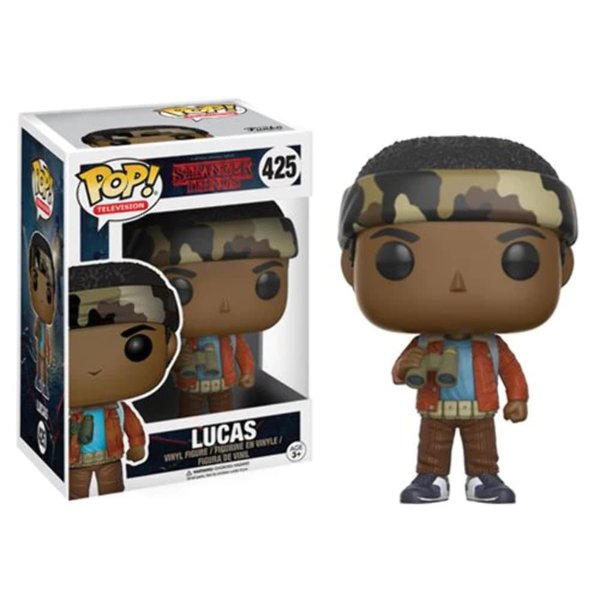 Funko POP Television Stranger Things Lucas Toy Figure,Multi, Standard