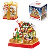 BrickBounty 654 Pcs Christmas Snow-Room Building Block Set with LED Lights and Transparent Display Box, Christmas-Toys Christmas-Sock-Filling for Kids & Adults