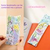 Pocket Watercolor Painting Book, 2 Sets Watercolor Paint Bookmark, Travel Pocket Watercolor Kit Beginner Friendly, Improve Your Child's Creativity and Concentration for Kids(Age 3+)