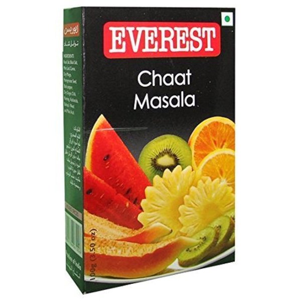 Everest Chaat Masala Used to Sprinkle on Salads, Sandwiches, Fresh Fruits, Finger Chips, Snacks and More (100 Gms)