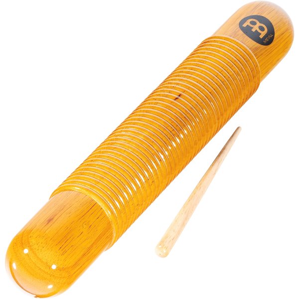 Meinl Percussion Wood Guiro with Scraper and Grip Holes — NOT Made in China — for Latin American Music, 2-Year Warranty (GU1AM)