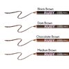 Ruby Kisses GoBrow Eyebrow Pencil, Sharpenable, Longwear, Long Lasting Eyebrow Wooden Pencil for Natural-Looking Brows 6 PACK (Dark Brown)