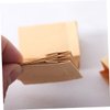SAFIGLE 6PCS Paper Snack Bags Dollhouse Paper Bag Decked Accessories Kraft Paper Bags Miniature Kits Small Paper Bag Miniature Paper Bags Kraft Mini Treat Bags Wrapping Bag Decor Paper Packing Bag Mod