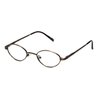 Calabria Flex Collection Designer Eyeglasses FL-66 in Antique Brown 44mm DEMO LENS