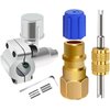 A/C Retrofit Valve Kit-Refrigerant Retrofit Valve Set, with R12 to R134A Low Side Adapter, BPV31 Bullet Piercing Valve, for HVAC Refrigerant System R12 R22 R502 R134A (2)