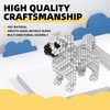 KADELE Cute Dog Building Animal Sets, Extremely Challenging STEM Building Blocks Decor for Adults Kids, Micro 3D Educational Toys for Boys Girls Ages 8 and Up, Pekingese (421 Pieces)
