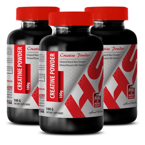Creatine Protein Powder - CREATINE Powder 100G - Improve Muscle Recovery (3 Bottles)