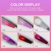 beautilux Color Changing Gel Nail Polish Set of 6 * 10ml Mood Temperature Change Gel Polish, Thermal Nail Gel Soak Off Long Lasting Gel Polish