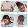 3pcs Silky Durag with Wave Brush for Men 360, Curved Medium/Hard Hair Brush Kits,C