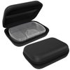 EZY DOSE Hard Sided Pocket Pharmacy Pill Case, Features Zippered Pouch, Easy to Use Design, Portable and Perfect for Daily Usage, 8-Comparments, BPA Free, Black