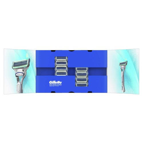 Gillette Skinguard Men's Blades, for Sensitive Skin, Pack of 8 Blades