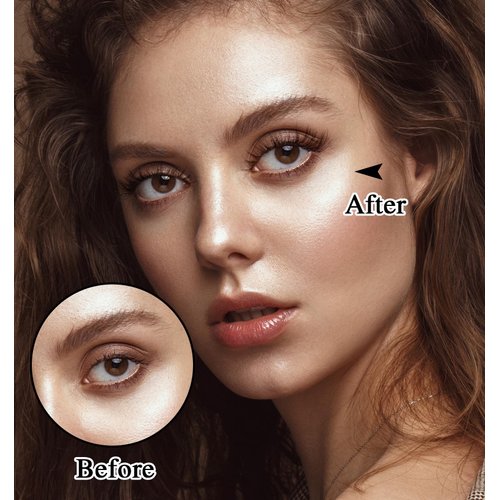 Brown Eyelashes, Brown Lashes Natural Look D Curl Cat Eye Lashes Wispy Mink Eyelashes Volume Brown Eyelashes with Clear Band False Eyelashes Light Brown 7 Pairs
