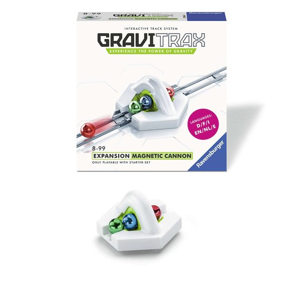 Ravensburger Gravitrax Magnetic Cannon Accessory - Marble Run & STEM Toy for Boys & Girls Age 8 & Up - Accessory for 2019 Toy of The Year Finalist Gravitrax