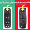 68139805AB Front Driver Side Master Power Window Switch Replacement for 2011-2020 Chrysler 300, 2015-2017 Chrysler 200, 2011-2019 Dodge Charger, 2016-2022 Ram 1500 2500 3500 4500 5500, OE 68139805AA