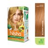 Nisha Creme Permanent Hair Color 100 percent Gray Coverage Hair Dye Easy to Apply Long Lasting Hair Colouring For Ultra Soft Deep Shine Conditioning With Natural Herbs Pack of 3 (Golden Blonde)
