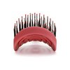 NuWay 4HAIR® DoubleC PRO® U.S. Patented Double Curved Detangling Brush is Hair Dryer Safe (Red)
